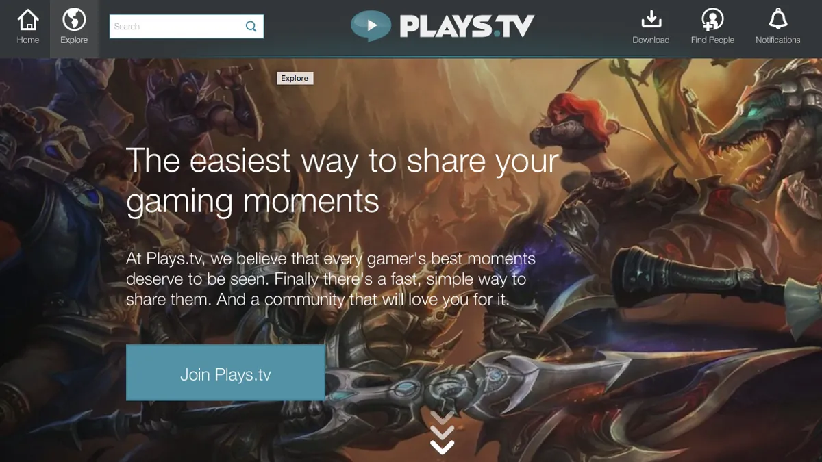playstv website screenshot